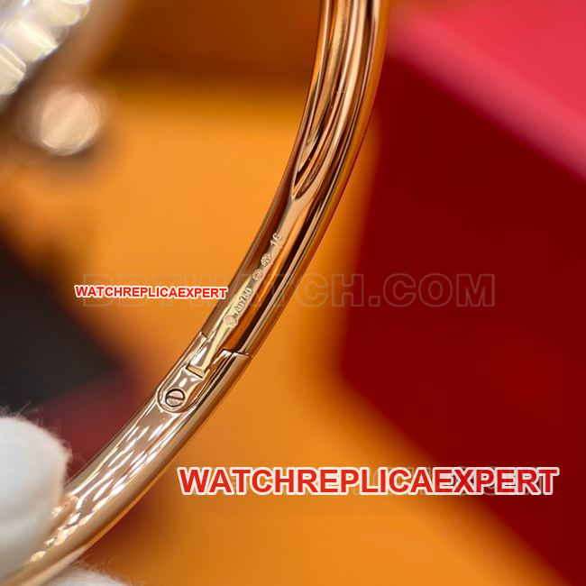 collectible watch BBA factory bathtub Cartier white dial rose gold diamond bezel quartz watch strap real shot photo
