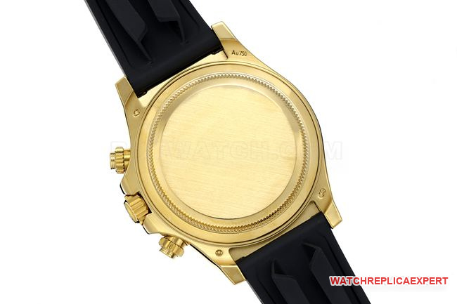collectible watch ZF FactoryRolexDaytona gold plate gold case 4131 mechanical caseback live photo