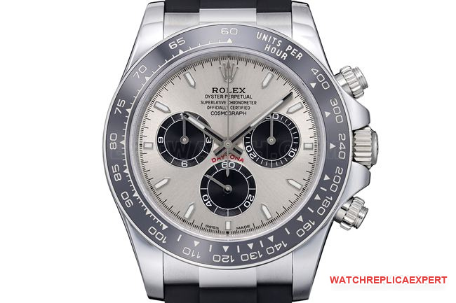 watch ZF FactoryRolexDaytona gray plate gold case 4131 mechanical front live photo