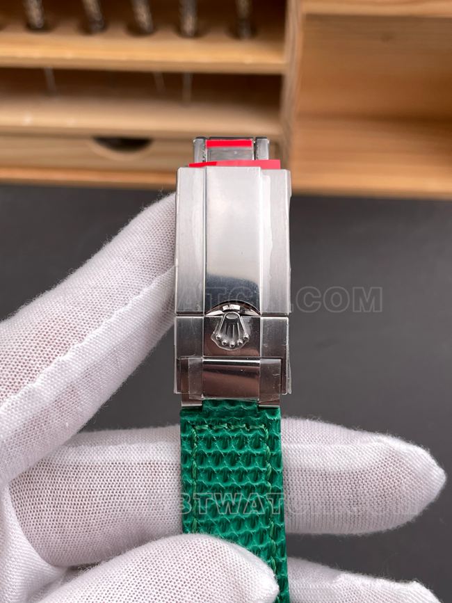 1:1replica watch PPM factory DaytonaRolex green fritillary disc 4130 mechanical clasplive photos