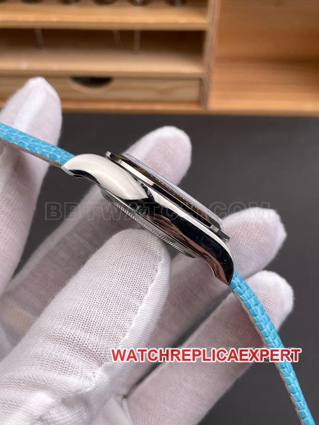 Watch PPM Factory DaytonaRolex Blue Fritillaria 4130 Mechanical Side Live Photo