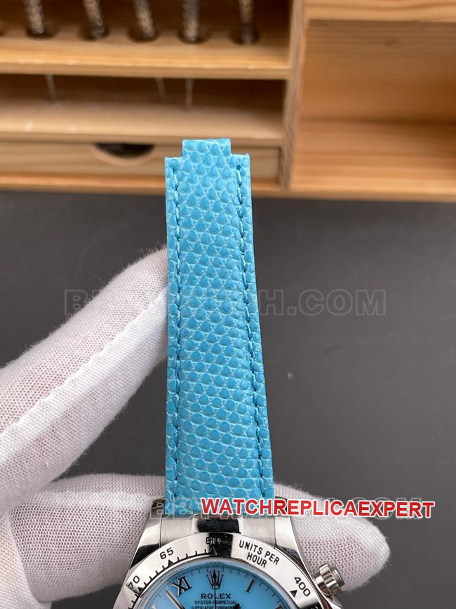 Watch PPM Factory DaytonaRolex Blue Fritillaria 4130 Mechanical Braceletlive Photos