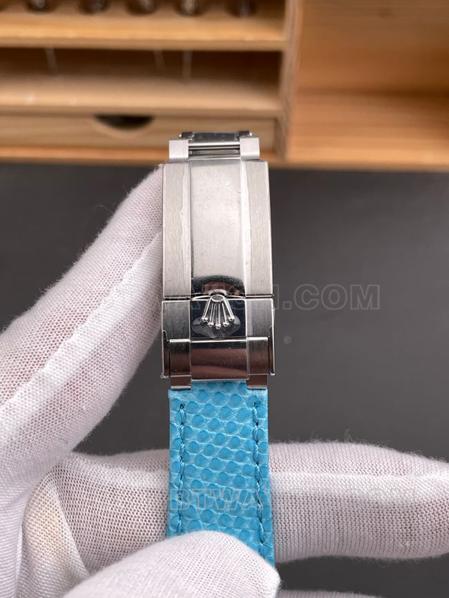 Watch PPM Factory DaytonaRolex Blue Fritillaria 4130 Mechanical Clasplive Photos