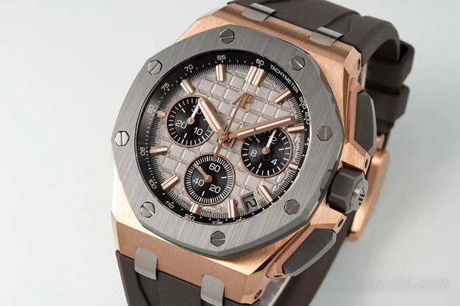 collectible watch DDF factory Audemars PiguetRoyal Oak offshore gray plate 26420front live photo