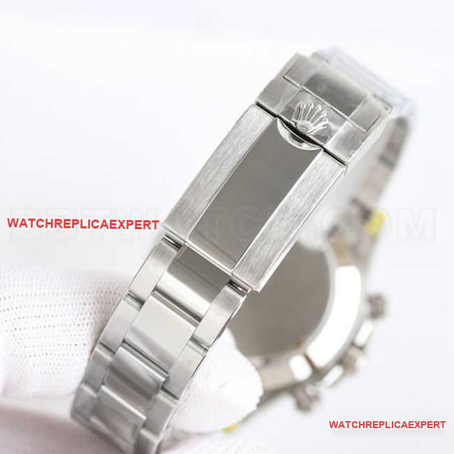 collectible watch PPM factory DaytonaRolex white mother-of-pearl disc 4130 mechanical braceletlive photos