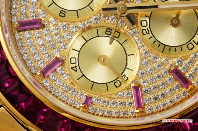 top-tier watch RolexPPM factory Daytona diamond bezel gold braceletfront live photo