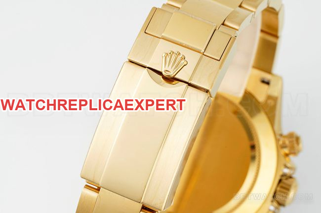 top-tier watch RolexPPM factory Daytona diamond bezel gold braceletbraceletlive photos