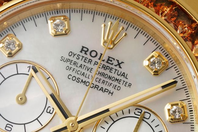 1:1replica watch RolexPPM factory Daytona mother-of-pearl moissanite diamond bezelfront live photo