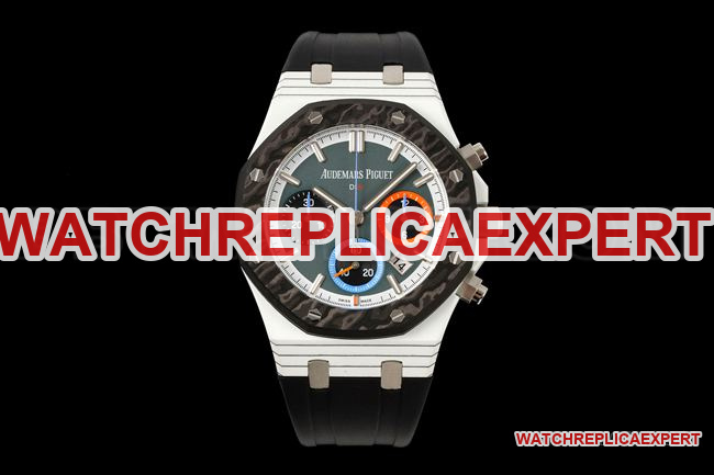 top-tier watch Diw factory Royal Oak Audemars Piguet gray plate chronograph mechanical front live photo