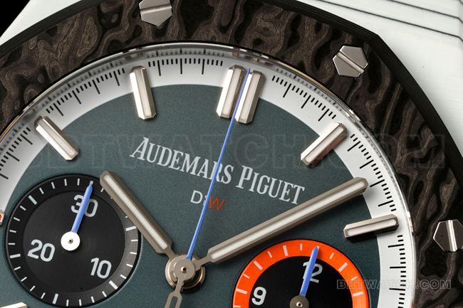 top-tier watch Diw factory Royal Oak Audemars Piguet gray plate chronograph mechanical front live photo