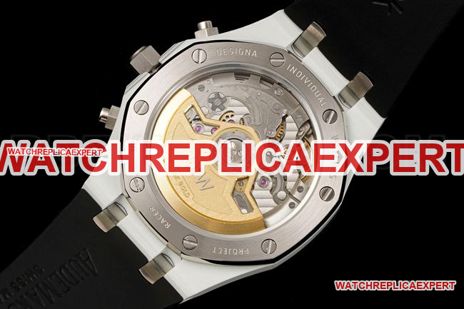 top-tier watch Diw factory Royal Oak Audemars Piguet gray plate chronograph mechanical caseback live photo