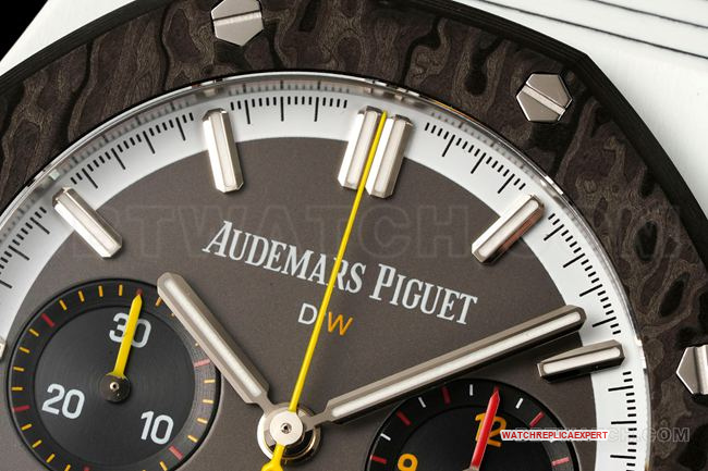 collectible watch Diw factory Royal OakAudemars Piguet brown dial chronograph mechanical front live photo