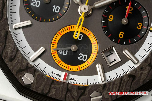 collectible watch Diw factory Royal OakAudemars Piguet brown dial chronograph mechanical front live photo