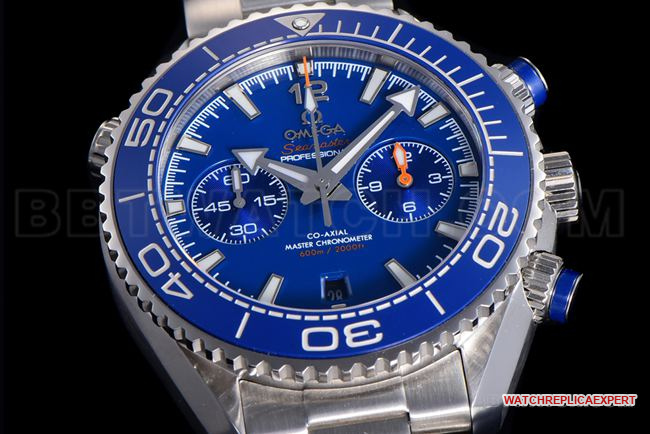 top-tier watch N1 factory OmegaSeamaster 600m blue dialfront live photo