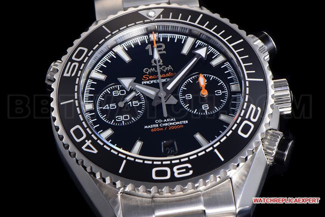 collectible watch N1 factory OmegaSeamaster 600m black dialfront live photo