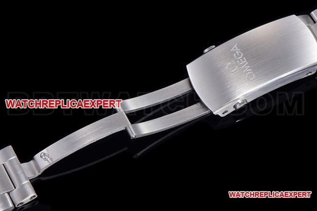 collectible watch N1 factory OmegaSeamaster 600m black dialclasp live photos