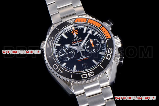 watch N1 factory OmegaSeamaster 600m black dialfront live photo