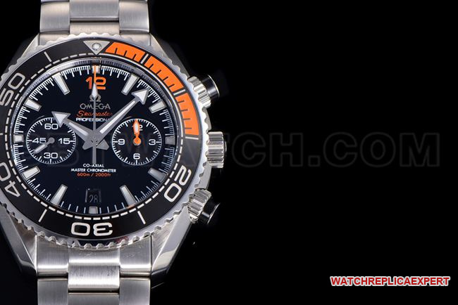 watch N1 factory OmegaSeamaster 600m black dialfront live photo