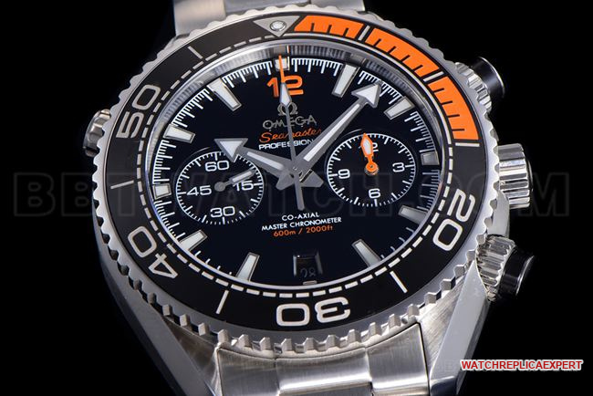 watch N1 factory OmegaSeamaster 600m black dialfront live photo