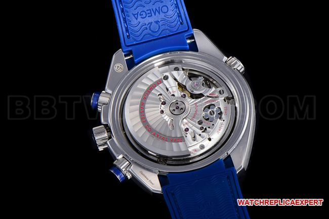 top-tier watch N1 factory SeamasterOmega600m blue dial leather braceletcaseback live photo