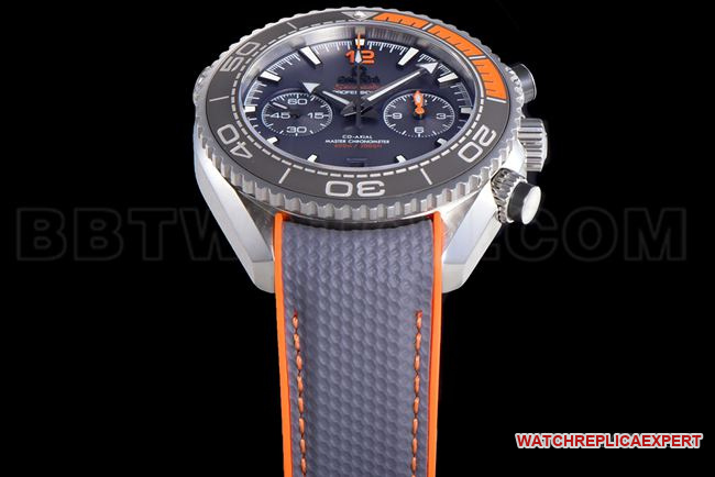 collectible watch N1 factory SeamasterOmega 600m gray plate rubber braceletfront live photo