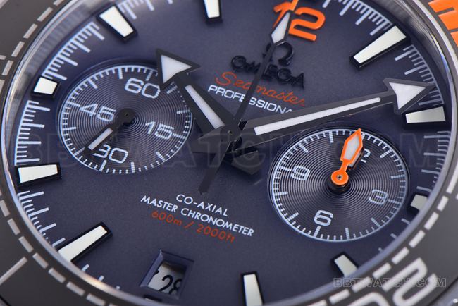 collectible watch N1 factory SeamasterOmega 600m gray plate rubber braceletfront live photo