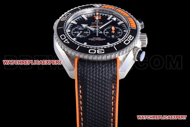 top-tier watch SeamasterN1 factory Omega600m black dial rubber braceletfront live photo