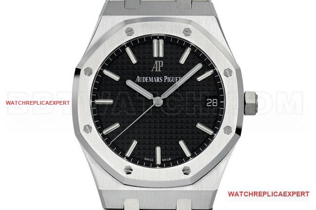 collectible watches ZF FactoryRoyal OakAudemars Piguetblack dial15500front live photo