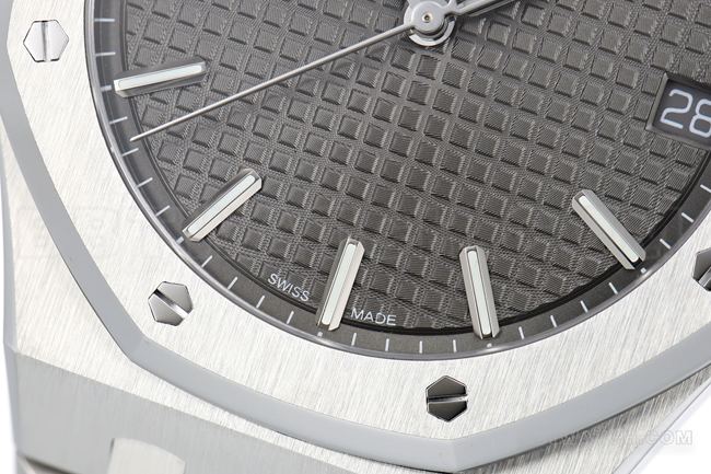 watch ZF FactoryRoyal OakAudemars Piguet gray plate 15500front live photo