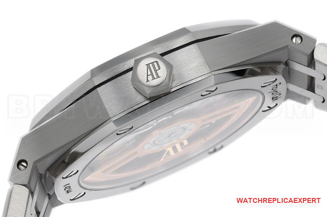 Watch ZF FactoryRoyal OakAudemars Piguet Gray Plate 15500side live photo