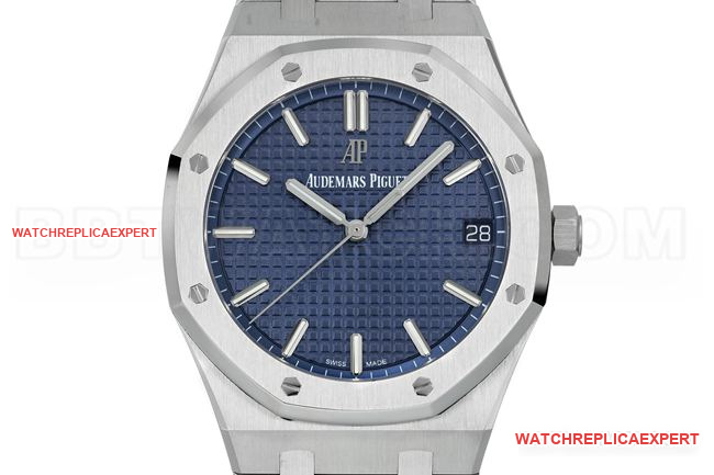 collectible watches ZF FactoryRoyal OakAudemars Piguetblue dial15500front live photo