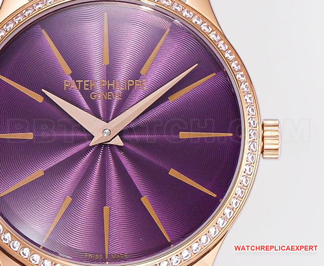 1:1replica watch GS factory classic Patek Philippe purple plate 4997front live photo