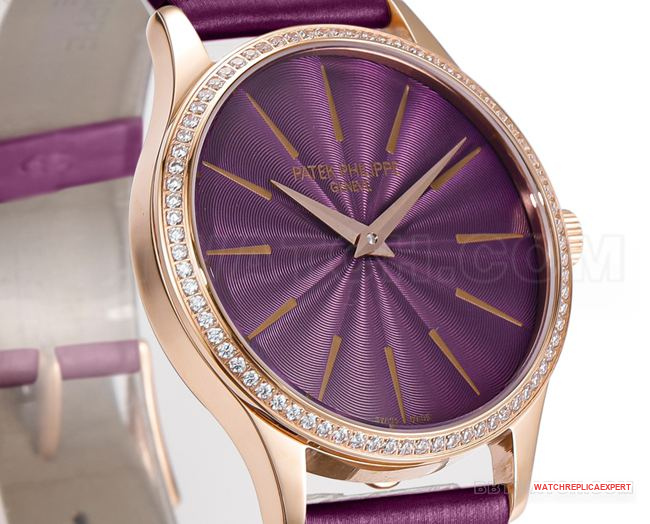 1:1replica watch GS factory classic Patek Philippe purple plate 4997front live photo