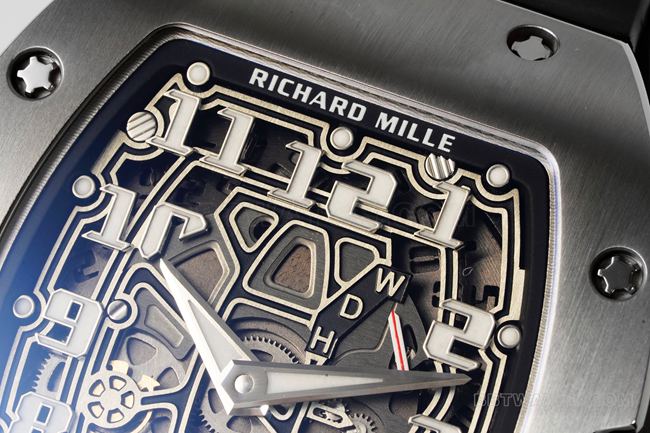 top-tier watch Richard Mille hollow dialRM67-01front live photo