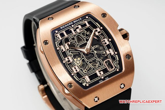 collectible watch Richard Mille skeleton dialRM67-01front live photo