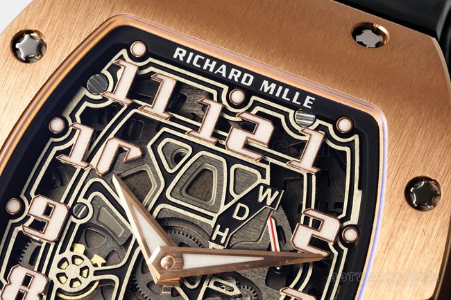 collectible watch Richard Mille skeleton dialRM67-01front live photo