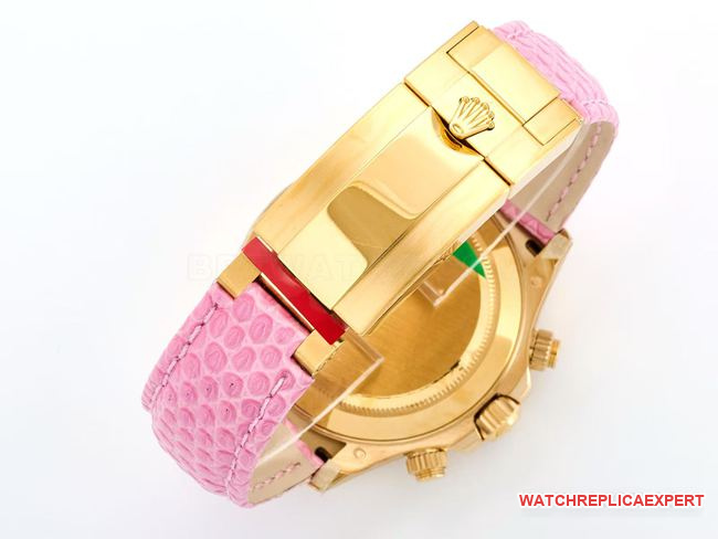 top-tier watch RolexDaytona pink mother-of-pearl diskdiamond bezel116519braceletlive photos