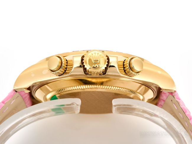 collectible watch Rolex Daytona pink mother-of-pearl dial 116519side live photo