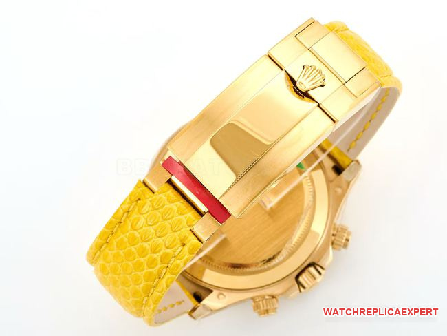 top-tier watch DaytonaRolex yellow mother-of-pearl disc 116519braceletlive photos