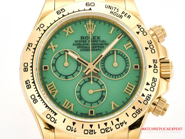 1:1replica watch DaytonaRolex green mother-of-pearl disc 116519front live photo