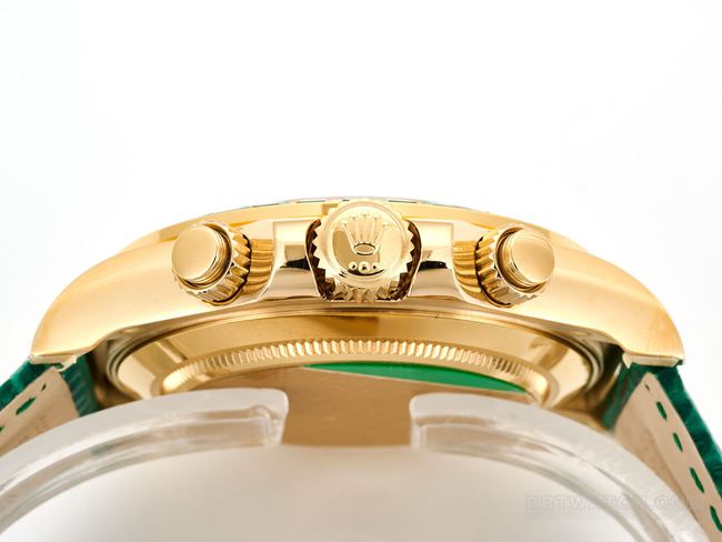 1:1replica watch DaytonaRolex green mother-of-pearl disc 116519side live photo