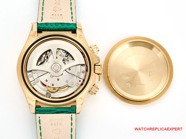 1:1replica watch DaytonaRolex green mother-of-pearl disc 116519caseback live photo