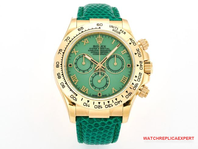 1:1replica watch DaytonaRolex green mother-of-pearl disc 116519front live photo