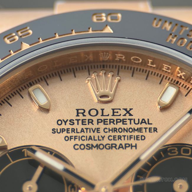 1:1replica watch CBD factory DaytonaRolexrose gold shell rose gold plate 4130front live photo