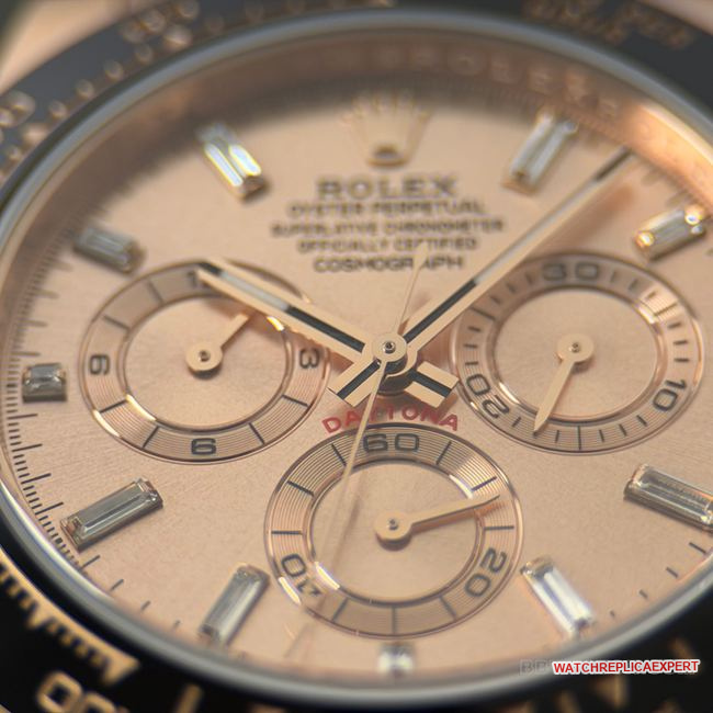 watch CBD factory DaytonaRolexrose gold shell powder plate 4130front live photo