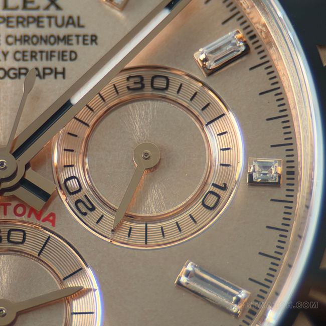 watch CBD factory DaytonaRolexrose gold shell powder plate 4130front live photo