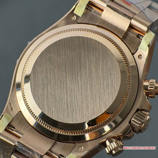 collectible watch DaytonaCBD factory Rolexrose gold case meteorite disc 4130caseback live photo