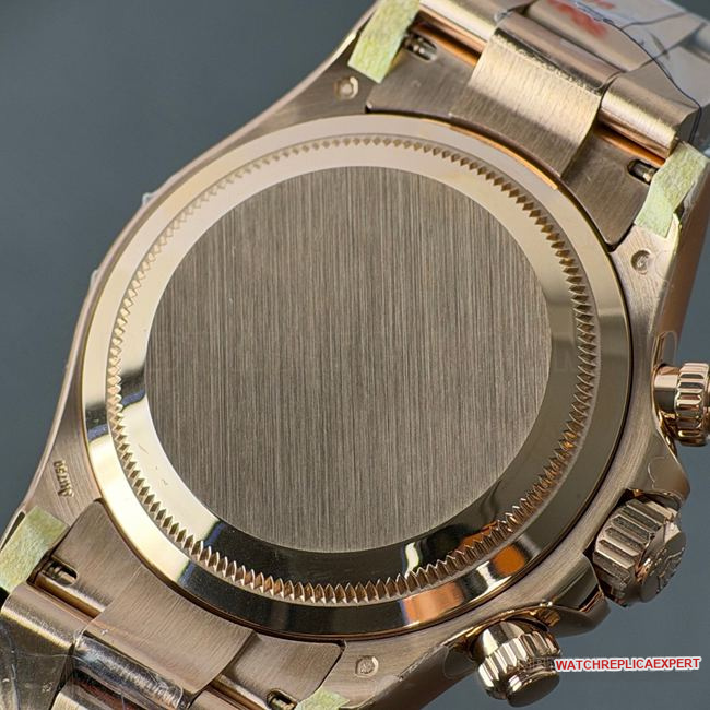 top-tier watch RolexCBD factory Daytonarose gold shell champagne color plate 4130caseback live photo