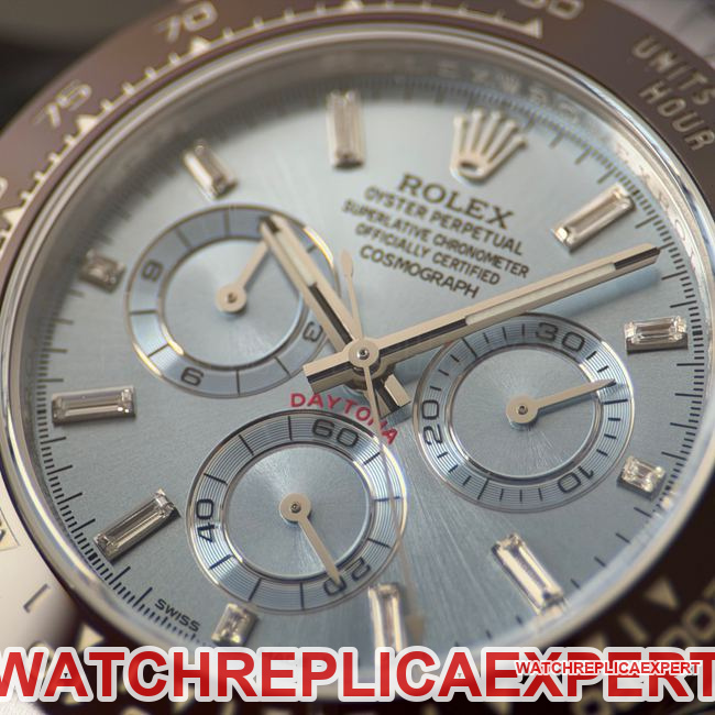 collectible watch RolexCBD factory Daytona ice blue dialsteel bracelet4130front live photo
