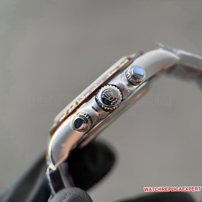 collectible watch RolexCBD factory Daytona ice blue dialsteel bracelet4130side live photo